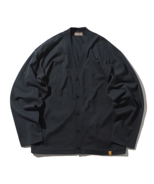 BEAMS LIGHTS（ビームスライツ）の「BEAMS LIGHTS / ギザコットン スプレンダーツイスト カーディガン（カーディガン/ボレロ・メンズ・ブラック/ダークグリーン/ネイビー/チャコールグレー/ライトブルー・SMALL/MEDIUM/LARGE）」の12枚目の写真