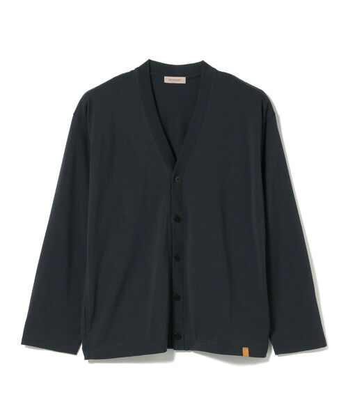 BEAMS LIGHTS（ビームスライツ）の「BEAMS LIGHTS / ギザコットン スプレンダーツイスト カーディガン（カーディガン/ボレロ・メンズ・ブラック/ダークグリーン/ネイビー/チャコールグレー/ライトブルー・SMALL/MEDIUM/LARGE）」の18枚目の写真