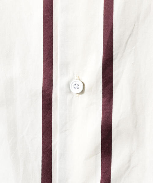 TOMORROWLAND （トゥモローランド）の「ハイカウントコットン アーカイブフィット バンドカラーシャツ（シャツ/ブラウス・メンズ・レッド系その他2/ブルー系その他3/グリーン系その他3/ブラウン系その他/ブルー系その他4/ブルー系その他・S/M/XS）」の17枚目の写真