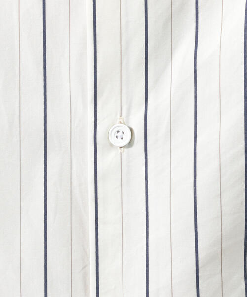 TOMORROWLAND （トゥモローランド）の「ハイカウントコットン アーカイブフィット バンドカラーシャツ（シャツ/ブラウス・メンズ・レッド系その他2/ブルー系その他3/グリーン系その他3/ブラウン系その他/ブルー系その他4/ブルー系その他・S/M/XS）」の19枚目の写真