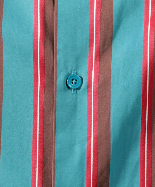 TOMORROWLAND （トゥモローランド）の「ハイカウントコットン アーカイブフィット バンドカラーシャツ（シャツ/ブラウス・メンズ・レッド系その他2/ブルー系その他3/グリーン系その他3/ブラウン系その他/ブルー系その他4/ブルー系その他・S/M/XS）」の20枚目の写真