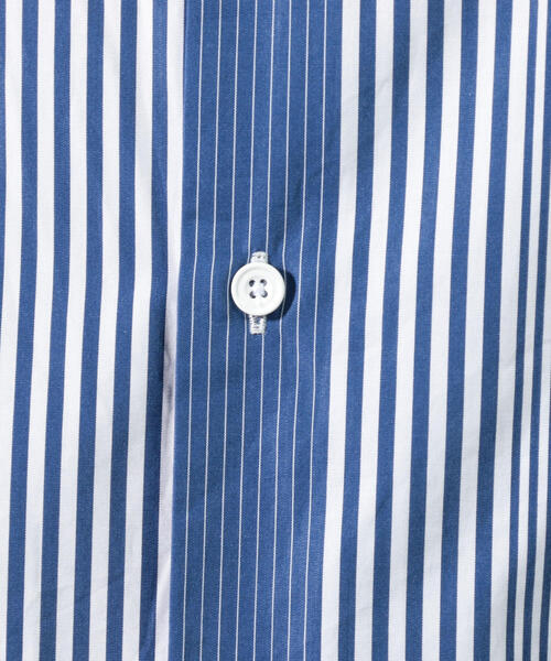 TOMORROWLAND （トゥモローランド）の「ハイカウントコットン アーカイブフィット バンドカラーシャツ（シャツ/ブラウス・メンズ・レッド系その他2/ブルー系その他3/グリーン系その他3/ブラウン系その他/ブルー系その他4/ブルー系その他・S/M/XS）」の21枚目の写真