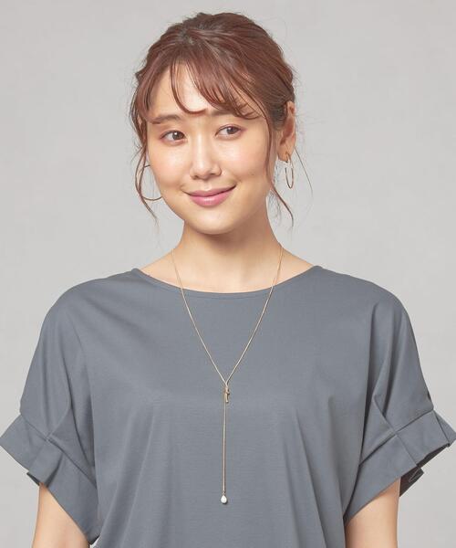 closet story（クローゼットストーリー）の「＜closet story（クローゼットストーリー）＞スネイクチェーン 1PY ネックレス（ネックレス・レディース・シルバー/ゴールド・FREE）」の2枚目の写真