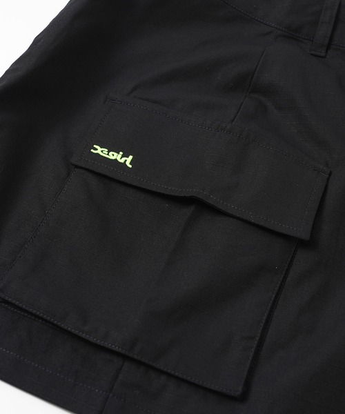 X-girl（エックスガール）の「MILITARY CARGO MINI SKIRT（スカート・レディース・ブラック/カモフラージュ・S/XS/M）」の15枚目の写真