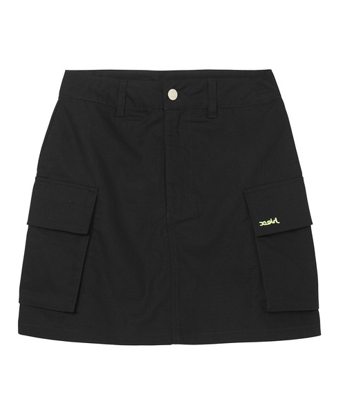 X-girl（エックスガール）の「MILITARY CARGO MINI SKIRT（スカート・レディース・ブラック/カモフラージュ・S/XS/M）」の19枚目の写真