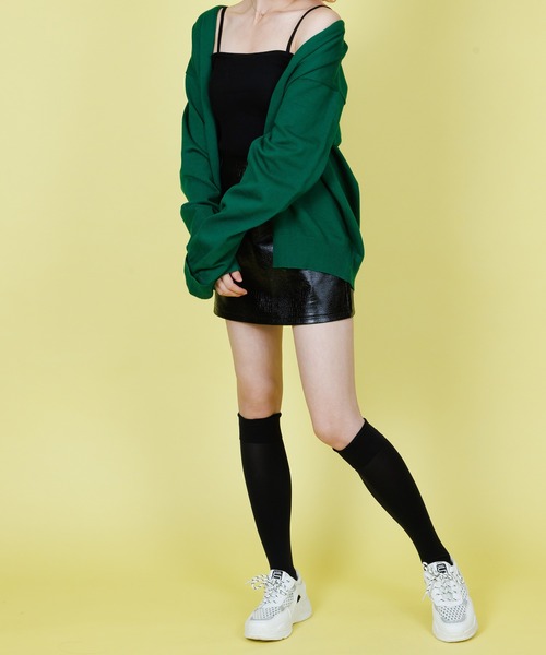 Anuenue(アヌエヌエ)の「ダブル肩紐デザインリブキャミソール(キャミソール・レディース・ブラック/ブラウン/エメラルド/イエロー/ピンク/クリーム/ブルー/ホワイト・FREE)」の21枚目の写真