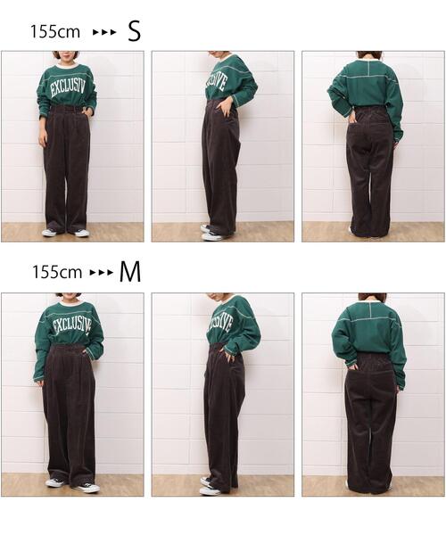 coen（コーエン）の「【セットアップ対応可能】ハイウエストコーデュロイパンツ#（その他パンツ・レディース・オフホワイト/ライム/ダークグレー・SMALL/MEDIUM/LARGE）」の19枚目の写真