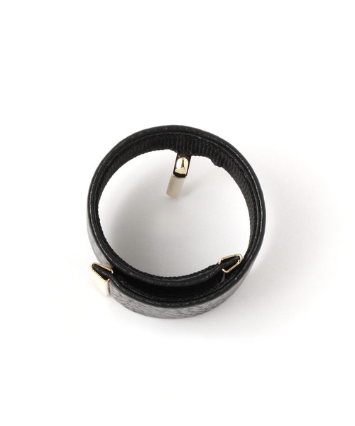 LEPSIM（レプシィム）の「クルクルワンタッチヘアカフ　214527（バレッタ/ヘアクリップ・レディース・ブラック/ベージュ/アイボリー・ONE SIZE）」の4枚目の写真