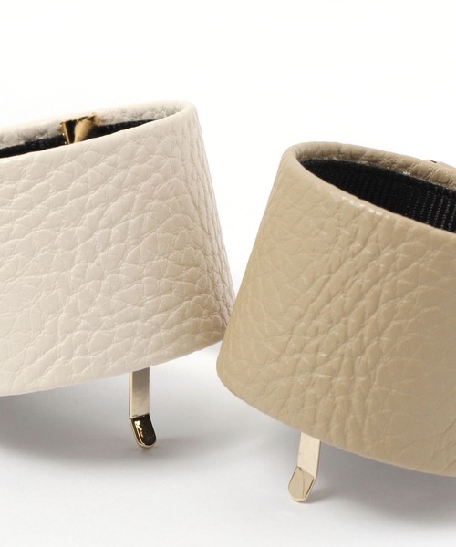 LEPSIM（レプシィム）の「クルクルワンタッチヘアカフ　214527（バレッタ/ヘアクリップ・レディース・ブラック/ベージュ/アイボリー・ONE SIZE）」の7枚目の写真