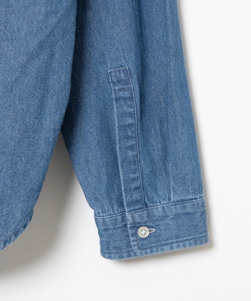 WEGO(ウィゴー)の「WEGO/ビッグボタンダウンシャツ(シャツ/ブラウス・メンズ・ホワイト/ベージュ/インディゴブルー/ライトインディゴブルー/ブルー系その他/ブルー系その他4/グリーン系その他4/その他4/その他1/その他2/その他3・MEDIUM/LARGE)」の20枚目の写真