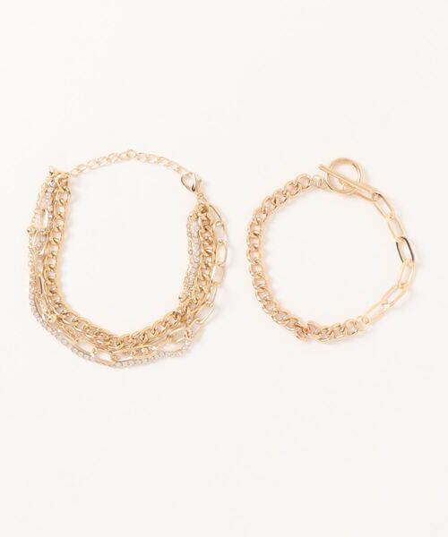 Burner（バーナー）の「【OKUOKU　0909】使いやすい　デザイン　チェーン　ブレスレット  2点SET N（ブレスレット・メンズ・シルバー/シルバー系その他/ゴールド系その他・FREE）」の8枚目の写真