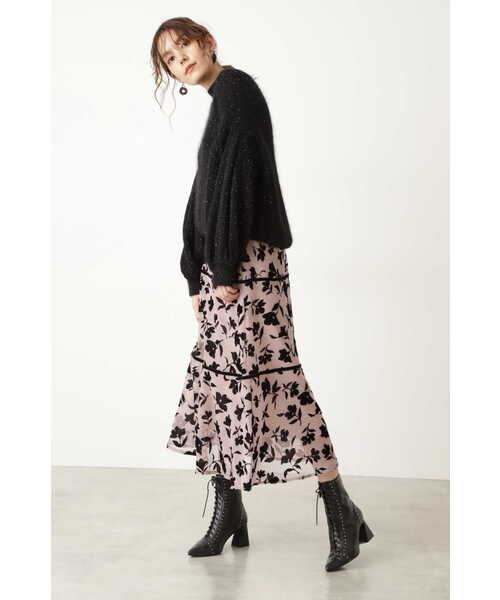 JILL STUART（ジルスチュアート）の「◆トゥインクルニット（ニット/セーター・レディース・ブラック/パープル/ピンク/ボルドー・FREE）」の19枚目の写真