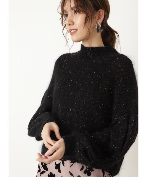 JILL STUART（ジルスチュアート）の「◆トゥインクルニット（ニット/セーター・レディース・ブラック/パープル/ピンク/ボルドー・FREE）」の2枚目の写真