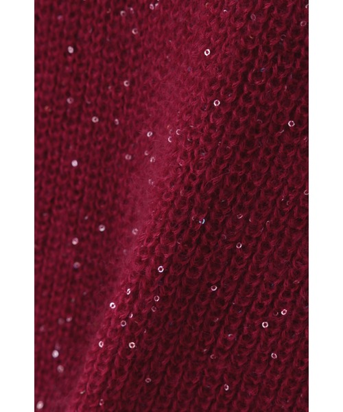 JILL STUART（ジルスチュアート）の「◆トゥインクルニット（ニット/セーター・レディース・ブラック/パープル/ピンク/ボルドー・FREE）」の13枚目の写真