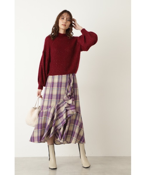 JILL STUART（ジルスチュアート）の「◆トゥインクルニット（ニット/セーター・レディース・ブラック/パープル/ピンク/ボルドー・FREE）」の17枚目の写真