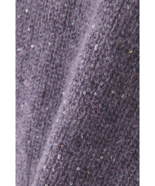 JILL STUART（ジルスチュアート）の「◆トゥインクルニット（ニット/セーター・レディース・ブラック/パープル/ピンク/ボルドー・FREE）」の11枚目の写真