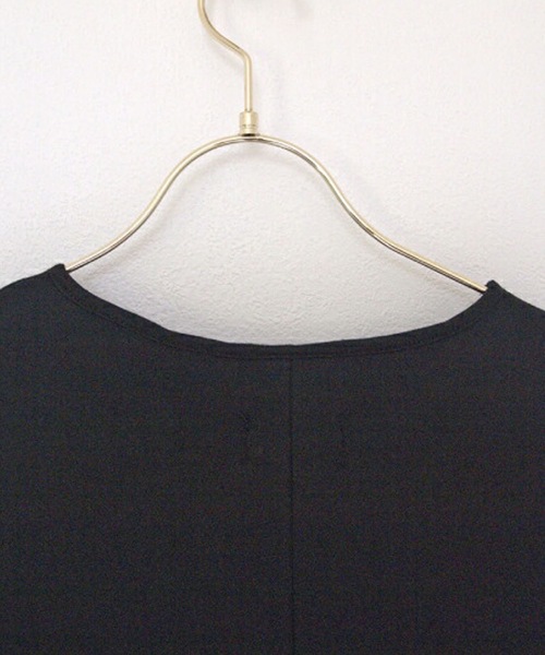 M y u（ミュー）の「バックリボンボンディングノースリーブワンピース（ワンピース・レディース・ブラック/ブラック×ホワイト・SMALL/MEDIUM）」の19枚目の写真