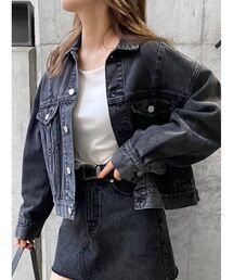 EVRIS | タックデザインデニムＧジャン(デニムジャケット)