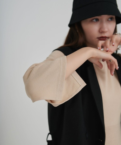 TINA:JOJUN(ティーナジョジュン)の「ハイウエスト マーメイドワンピース TINA:JOJUN(ワンピース・レディース・ダークグレー/ライトベージュ・M)」の12枚目の写真