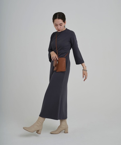 TINA:JOJUN(ティーナジョジュン)の「ハイウエスト マーメイドワンピース TINA:JOJUN(ワンピース・レディース・ダークグレー/ライトベージュ・M)」の15枚目の写真