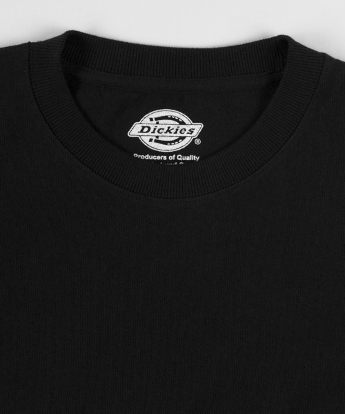 Dickies（ディッキーズ）の「【Dickies/ディッキーズ】 ワンポイント ミニロゴワッペン ロンT（Tシャツ/カットソー・メンズ・ホワイト/ブラック/サックスブルー/グリーン/ブルーグリーン/ベージュ・M/L/XL）」の18枚目の写真