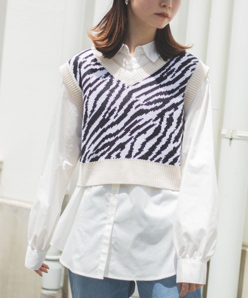 WEGO(ウィゴー)の「WEGO/ビックシルエットシャツ(シャツ/ブラウス・レディース・ホワイト/ブラック/その他1/その他2/その他4/その他3・FREE)」の12枚目の写真