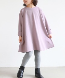 ＼＼新色登場／／キッズ エンボスAラインチュニック