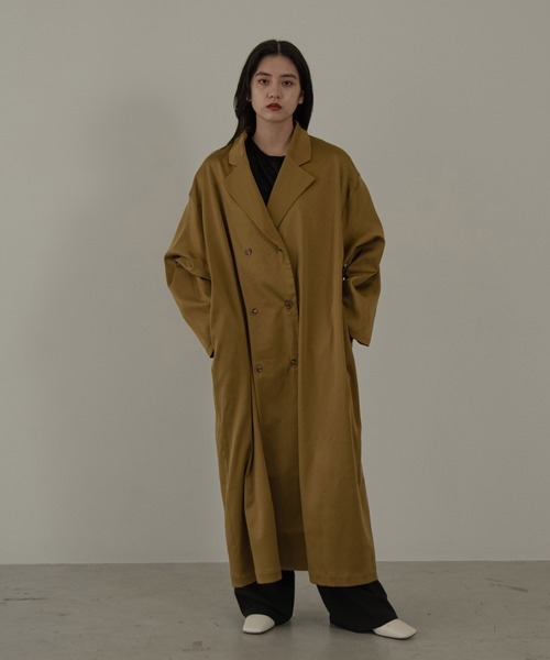 lawgy（ラウジー）の「herringbone vest set satin outer（その他アウター・レディース・ブラウン/カーキ/グリーン系・FREE）」の11枚目の写真