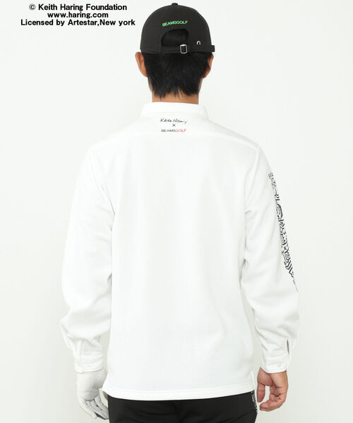 【BEAMS GOLF×Keith Haring】長袖 モックネック ゴルフ S Keith Haring〉×BEAMS GOLF おすすめコーディネート