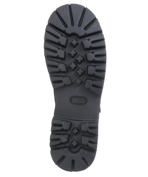 INGNI(イング)の「レースアップロング/トラックソールブーツ(ブーツ・レディース・ブラウン/ブラック・M/L)」の6枚目の写真