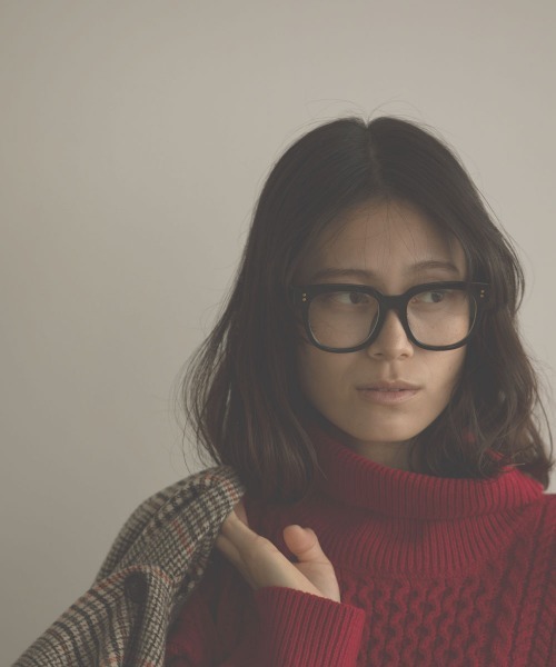 marjour（マージュール）の「WIDE FRAME GLASSES（メガネ・レディース・ブラック・FREE）」の7枚目の写真