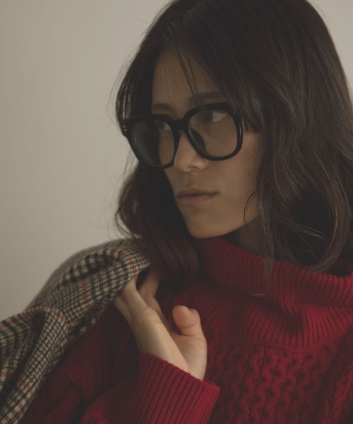 marjour（マージュール）の「WIDE FRAME GLASSES（メガネ・レディース・ブラック・FREE）」の21枚目の写真