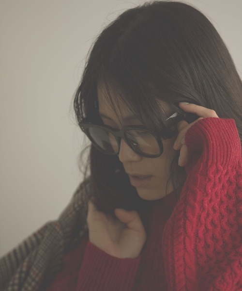 marjour（マージュール）の「WIDE FRAME GLASSES（メガネ・レディース・ブラック・FREE）」の12枚目の写真