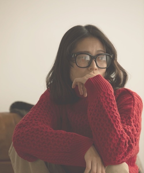 marjour（マージュール）の「WIDE FRAME GLASSES（メガネ・レディース・ブラック・FREE）」の18枚目の写真