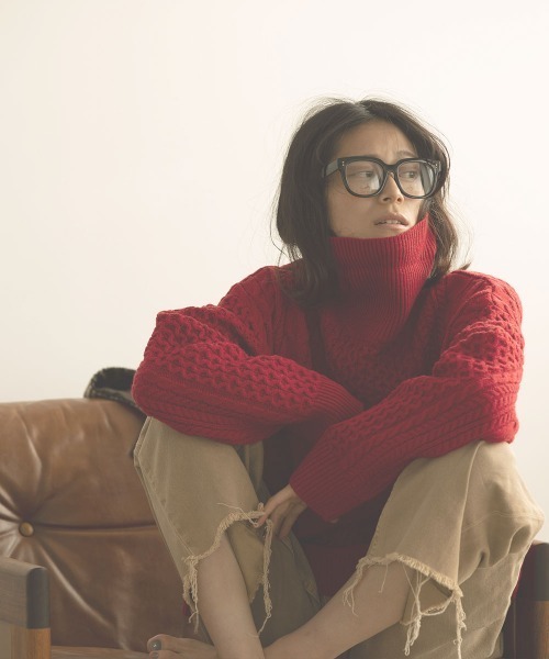 marjour（マージュール）の「WIDE FRAME GLASSES（メガネ・レディース・ブラック・FREE）」の15枚目の写真