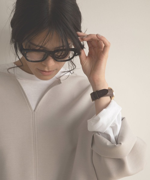 marjour（マージュール）の「WIDE FRAME GLASSES（メガネ・レディース・ブラック・FREE）」の16枚目の写真