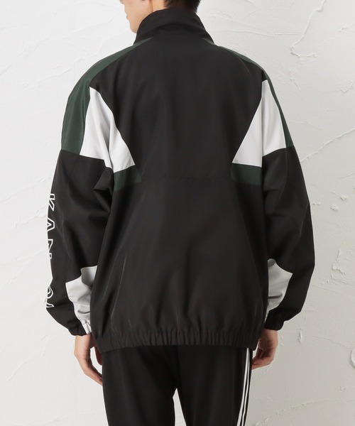 KANGOL（カンゴール）の「KANGOL カンゴール 配色切替 トラックジャケット ビックシルエット（ナイロンジャケット・メンズ・グリーン/ベージュ・M/L/XL）」の20枚目の写真