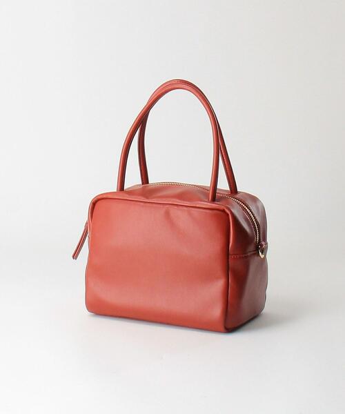 BEAUTY&YOUTH UNITED ARROWS（ビューティーアンドユースユナイテッドアローズ）の「BY ソフトスクエア カラー ボストンバッグ -2WAY-（ボストンバッグ・レディース・レッド・FREE）」の3枚目の写真