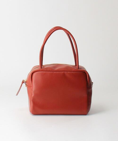 BEAUTY&YOUTH UNITED ARROWS（ビューティーアンドユースユナイテッドアローズ）の「BY ソフトスクエア カラー ボストンバッグ -2WAY-（ボストンバッグ・レディース・レッド・FREE）」の10枚目の写真