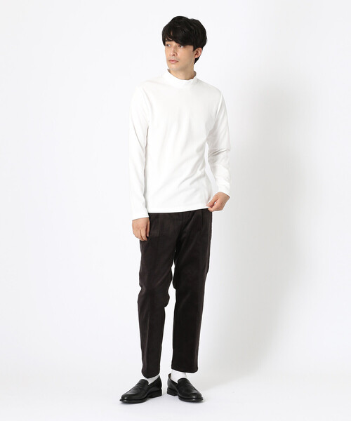 COMME CA ISM（コムサイズム）の「抗菌・防臭ハイネックＴシャツ（Tシャツ/カットソー・メンズ・ホワイト/グレー/ネイビー/ブラック・MEDIUM/LARGE）」の16枚目の写真