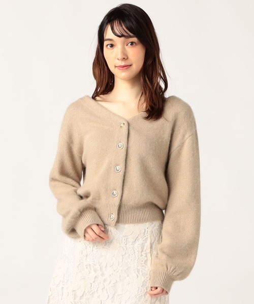 買取 古い ふわふわ2wayカーディガン カーディガン ボレロ Laisse Passe レッセパッセ のファッション 販売ポップ Bmti Uz