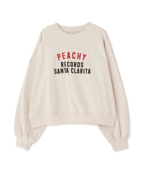 N.（N. Natural Beauty Basic）（エヌエヌナチュラルビューティーベーシック）の「◆ロゴ裏毛スウェット（スウェット・レディース・チャコールグレー/ナチュラル・MEDIUM）」の11枚目の写真