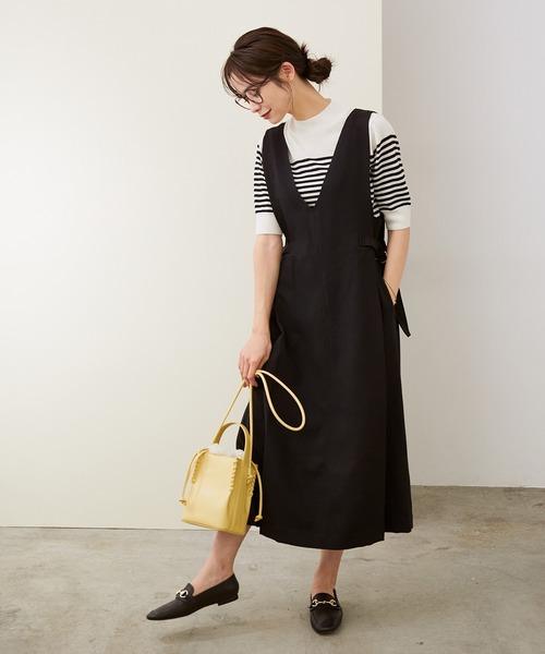 ROPE'(ロペ)の「【ボア巾着取り外し可能】ファーリードロストバケットミニショルダーバッグ(ショルダーバッグ・レディース・オフホワイト/イエロー・FREE)」の11枚目の写真