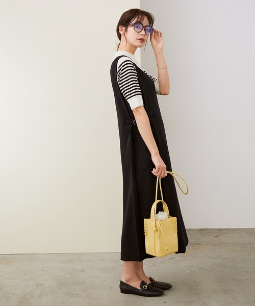 ROPE'(ロペ)の「【ボア巾着取り外し可能】ファーリードロストバケットミニショルダーバッグ(ショルダーバッグ・レディース・オフホワイト/イエロー・FREE)」の16枚目の写真