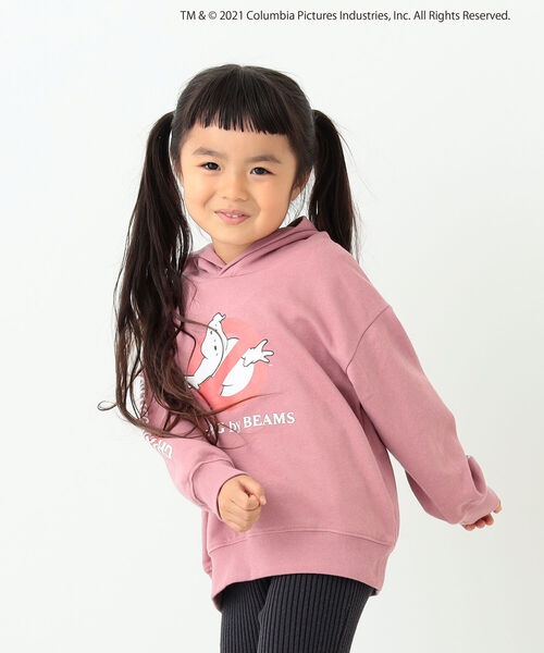 B:MING by BEAMS(ビーミングバイビームス)の「B:MING by BEAMS / GHOSTBUSTERS スウェット パーカ(90~140cm)(パーカー・キッズ・ベージュ/レッド系その他2・100/110/120/130/140/90)」の2枚目の写真