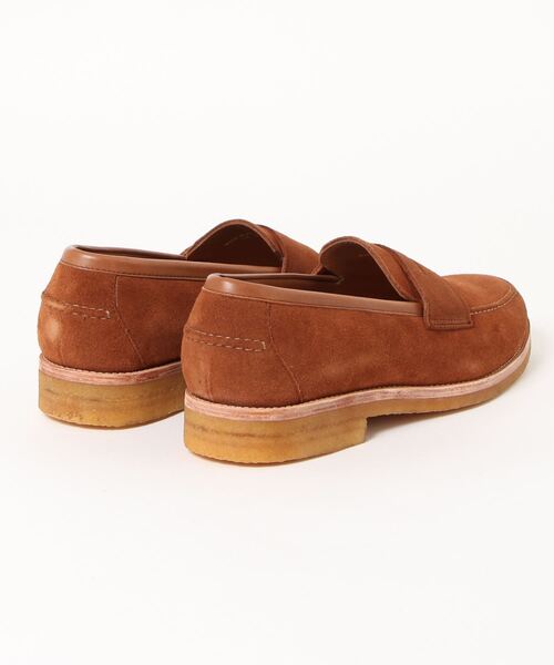 around the shoes（アラウンドザシューズ）の「アラウンドザシューズ/around the shoes クレープソールローファー（ローファー・メンズ・ブラウン/ブラック・43/42/44/41）」の3枚目の写真