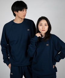 UAライバルフリース クルー（トレーニング/メンズ/レディース）