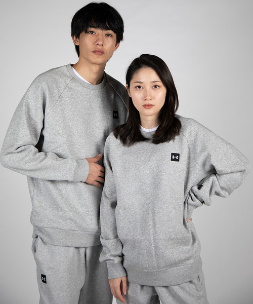 UNDER ARMOUR（アンダーアーマー）の「UAライバルフリース クルー（トレーニング/メンズ/レディース）（スウェット・メンズ・ネイビー/ライトグレー/ブラック・M/3XL/L/S/XXL/XL）」の3枚目の写真