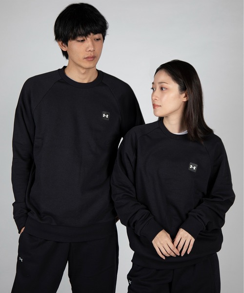 UNDER ARMOUR（アンダーアーマー）の「UAライバルフリース クルー（トレーニング/メンズ/レディース）（スウェット・メンズ・ネイビー/ライトグレー/ブラック・M/3XL/L/S/XXL/XL）」の2枚目の写真