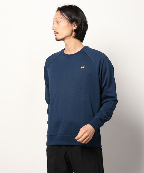 UNDER ARMOUR（アンダーアーマー）の「UAライバルフリース クルー（トレーニング/メンズ/レディース）（スウェット・メンズ・ネイビー/ライトグレー/ブラック・M/3XL/L/S/XXL/XL）」の9枚目の写真